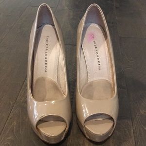 Chinese Laundry Nude Peep Toe Pumps